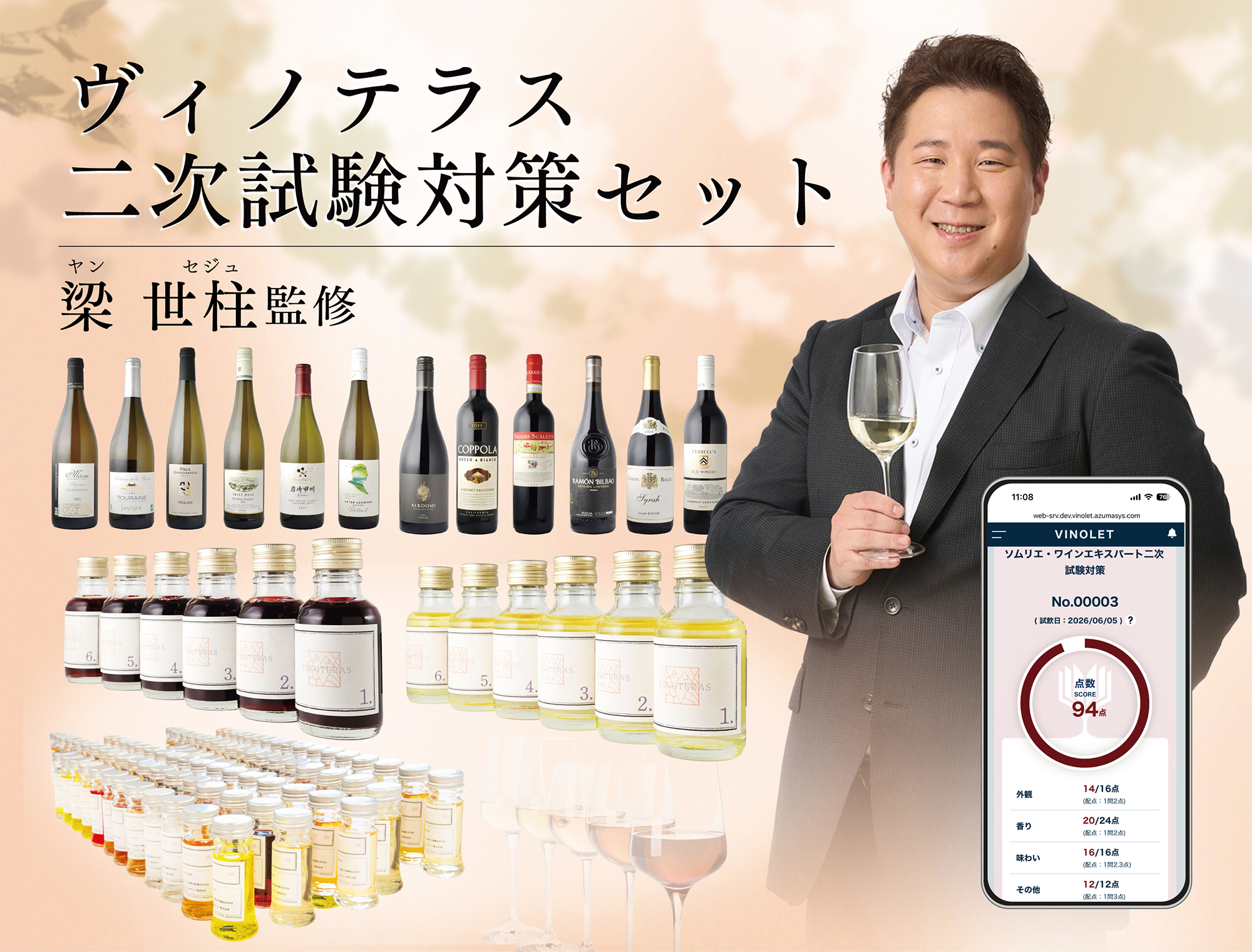2026年度 ソムリエ・ワインエキスパート二次試験対策セット